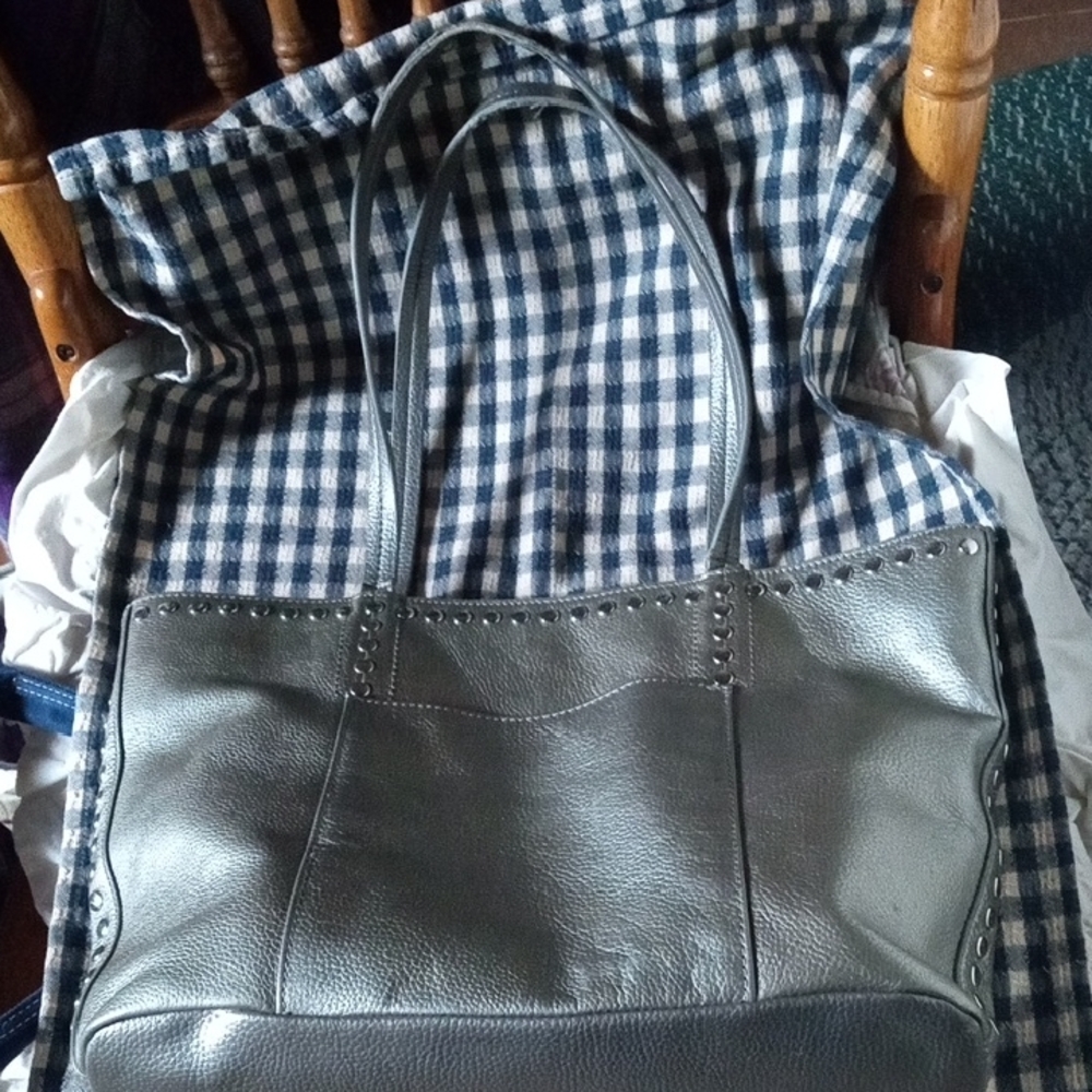 Clarks Leather Gold Handbag/Tote